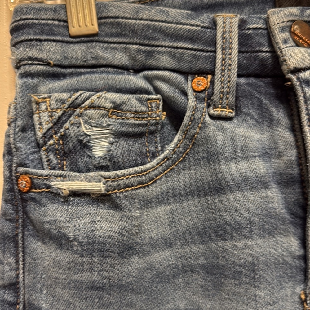 Women's Buckle Black Skinny Blue Jeans 27x30 - Picture 3 of 12